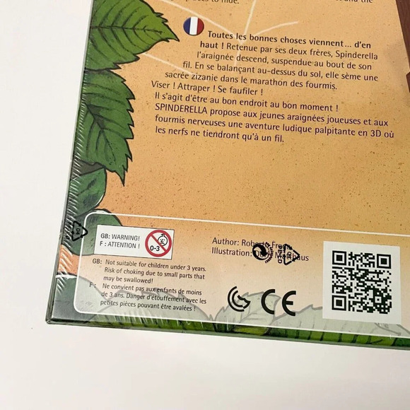 2015 Roberto  Fraga Spinderella Board Game Sealed - Picture 9 of 12